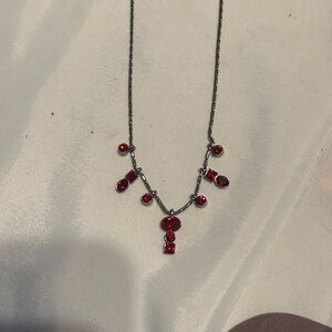 Gevinchie Red Crystal Necklace